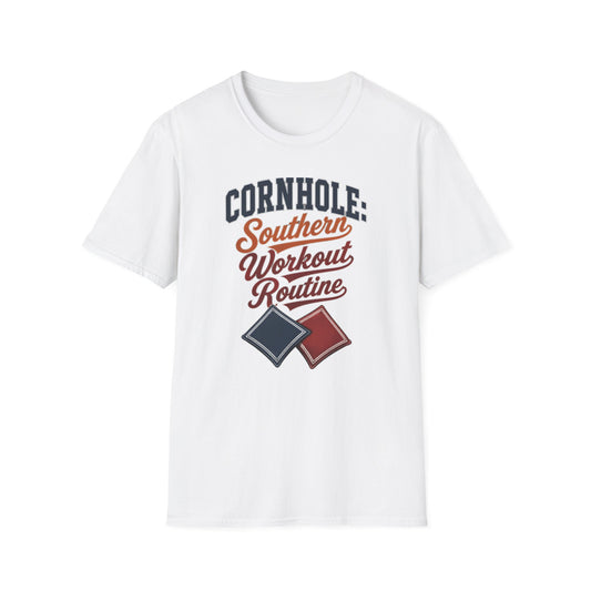 Cornhole Southern Workout Routine T-Shirt