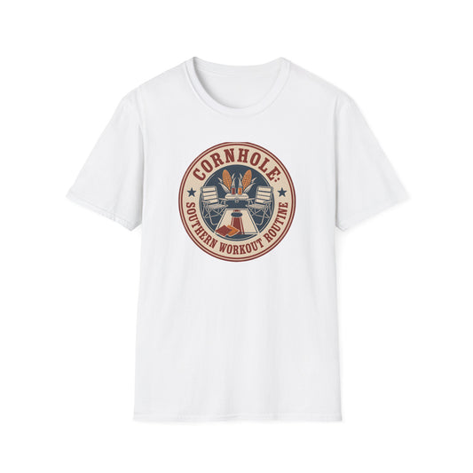 Cornhole Southern Workout Routine Fun Game T-Shirt