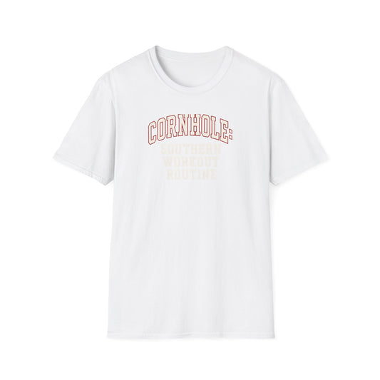 Cornhole Southern Workout Routine T-Shirt