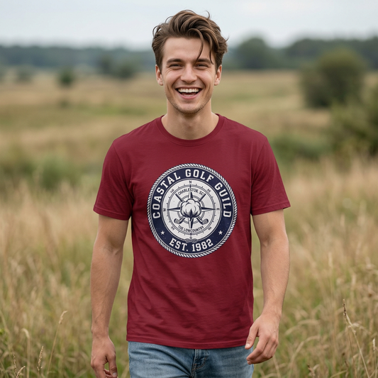 Coastal Golf Guild Charleson Vintage Golf Club T-Shirt - HomeGrown South Graphic Tee (View 3)