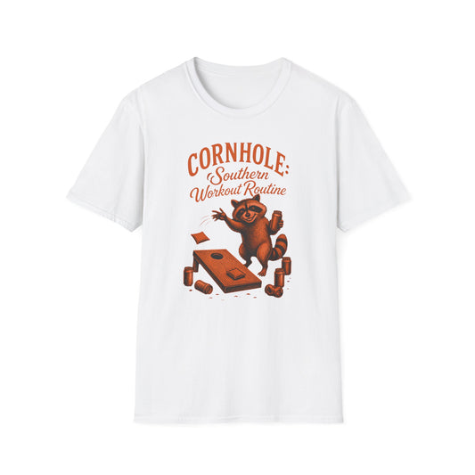 Cornhole Southern Workout Routine Fun T-Shirt