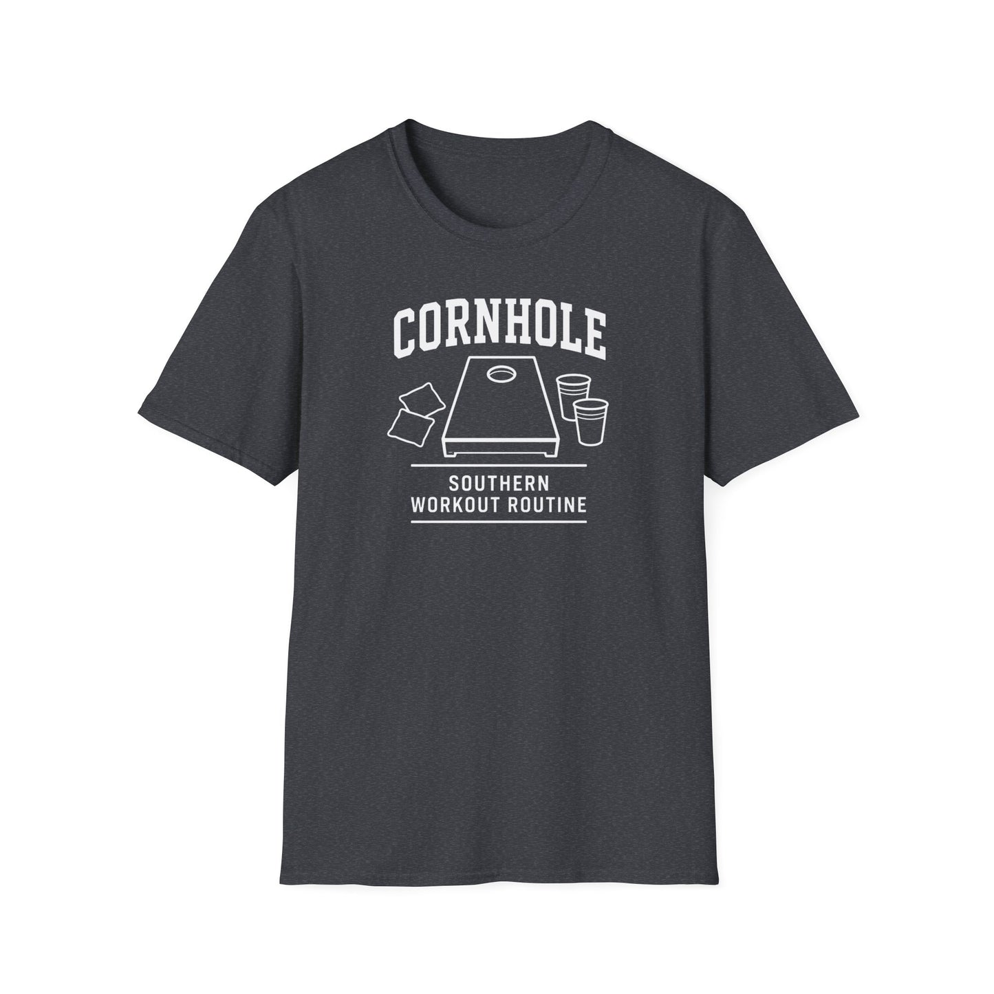 Cornhole Southern Workout Routine Game T-Shirt