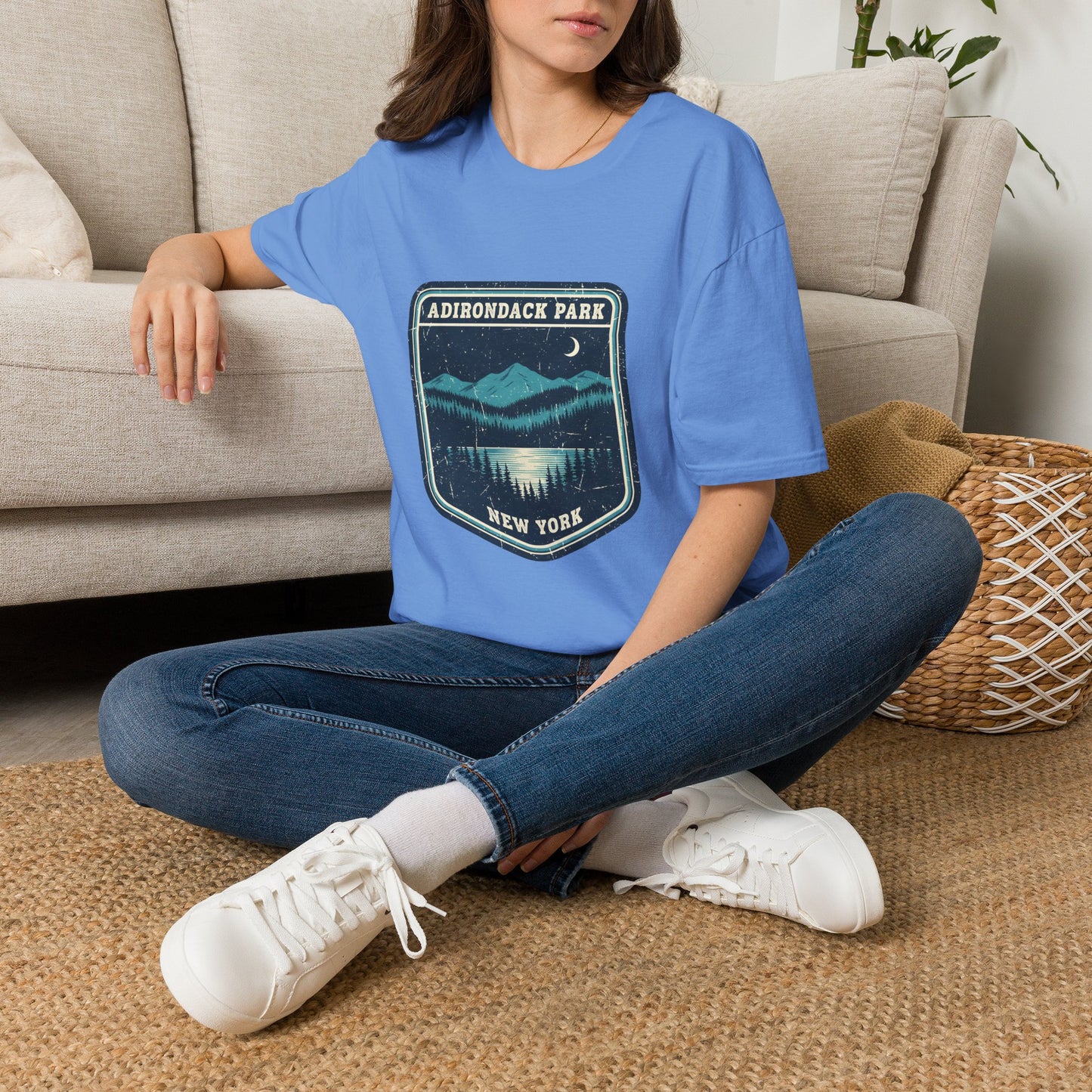 Adirondack Park New York Mountain Nature Camping Outdoors T-Shirt