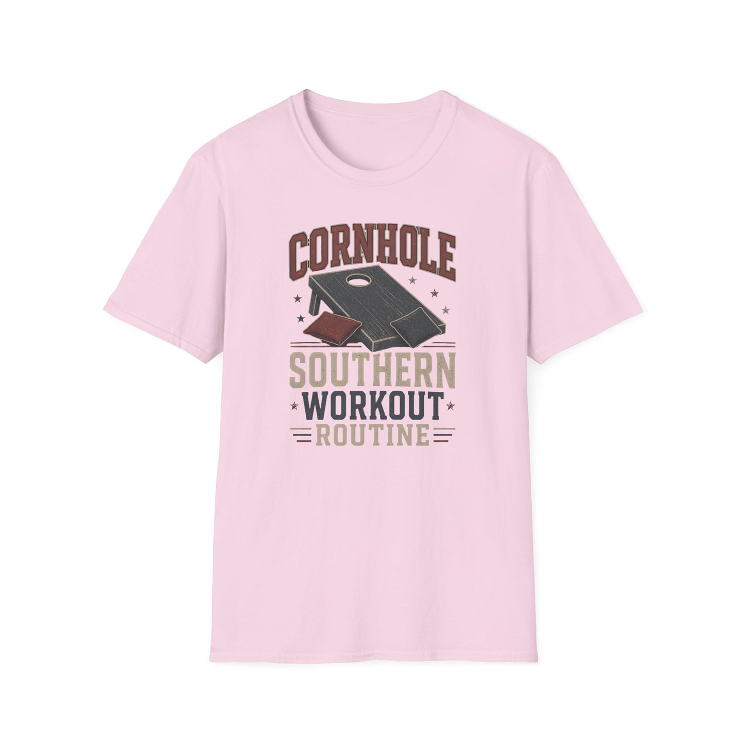 Cornhole Southern Workout Routine T-Shirt