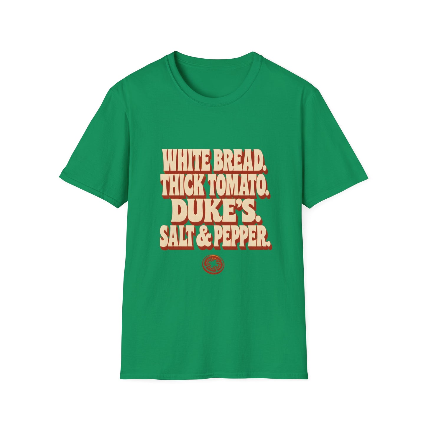 White Bread Thick Tomato Dukes Salt Pepper T-Shirt