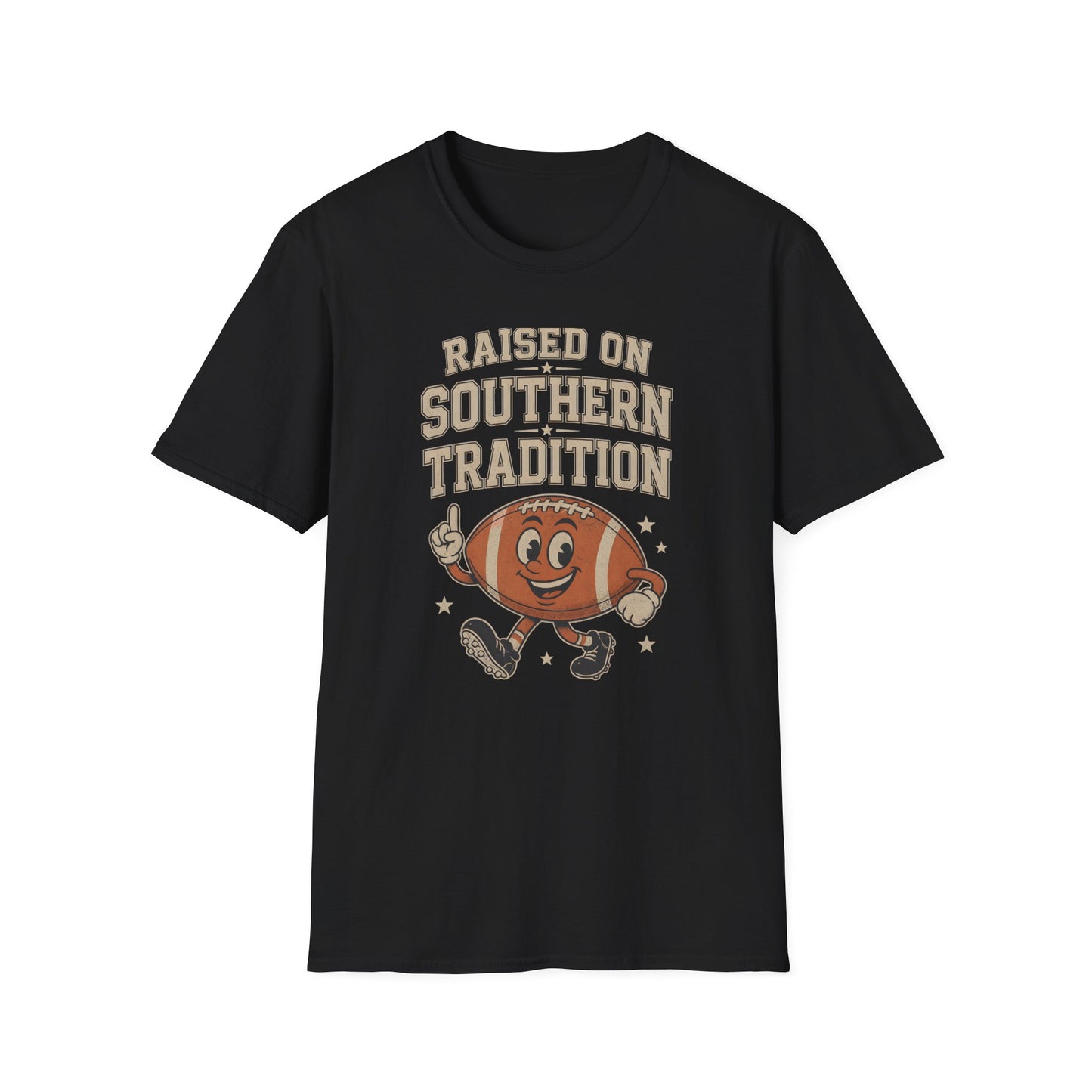 Raised On Southern Tradition Football Fan T-Shirt