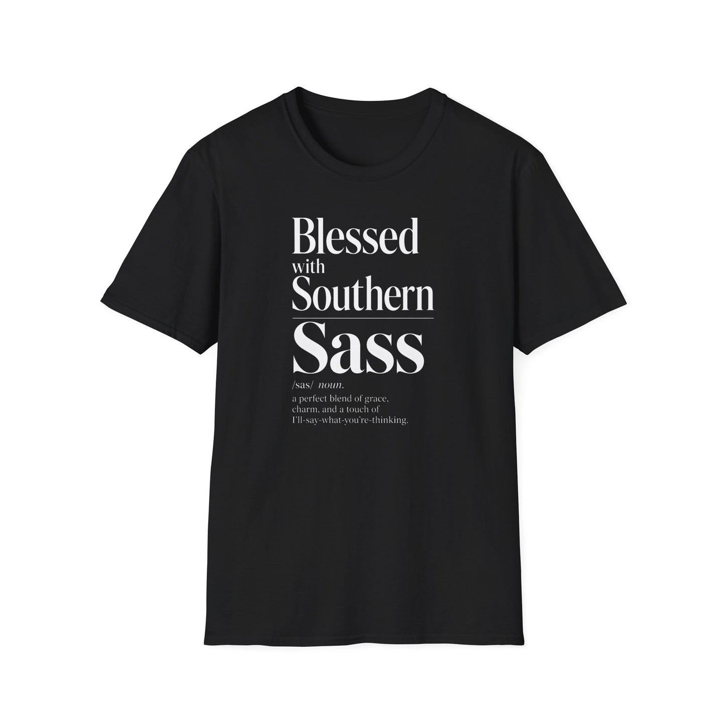 Blessed With Southern Sass Definition T-Shirt