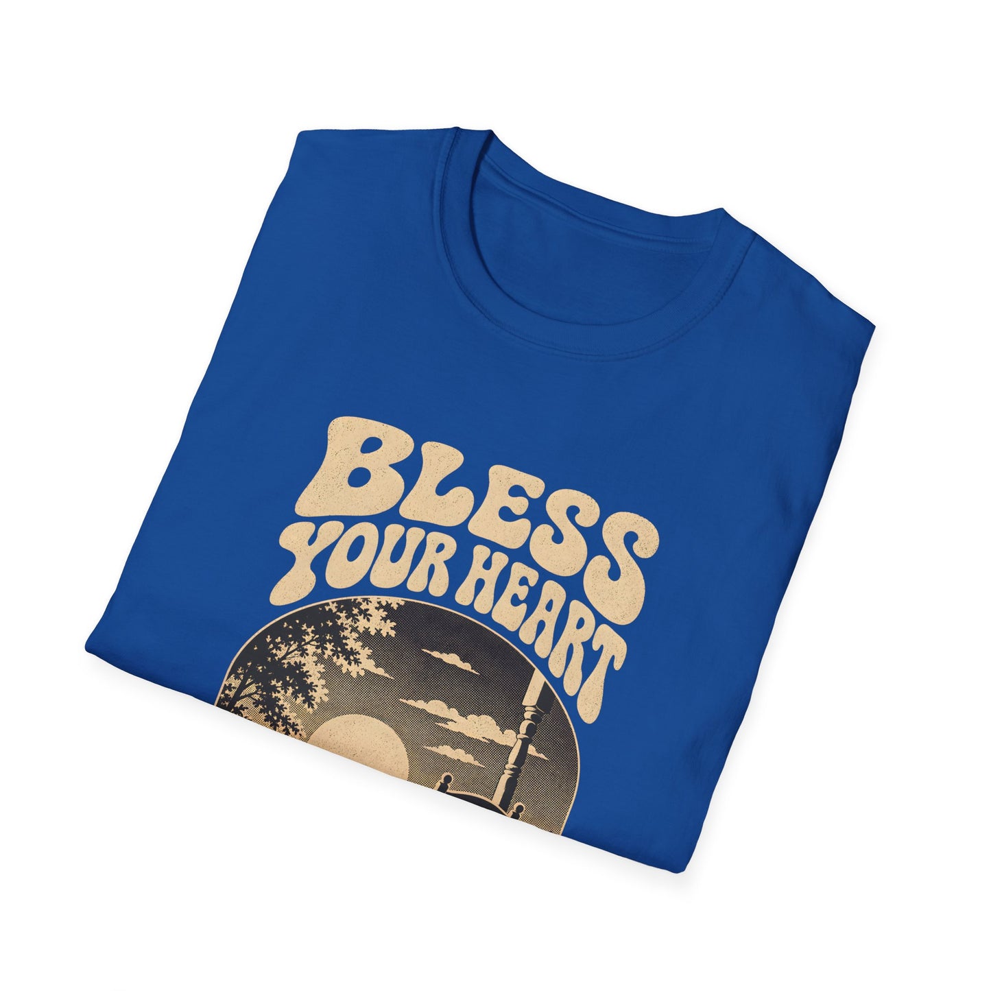 Bless Your Heart Southern Sunset Porch Graphic T-shirt