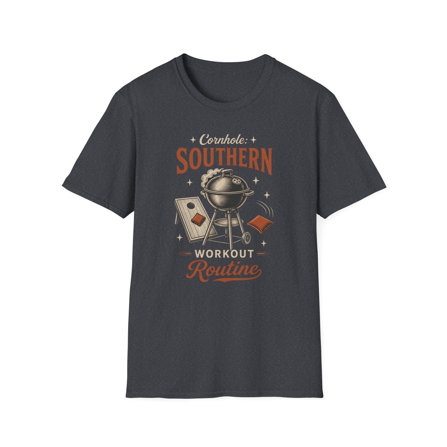 Cornhole Southern Workout Routine Fun Game T-Shirt