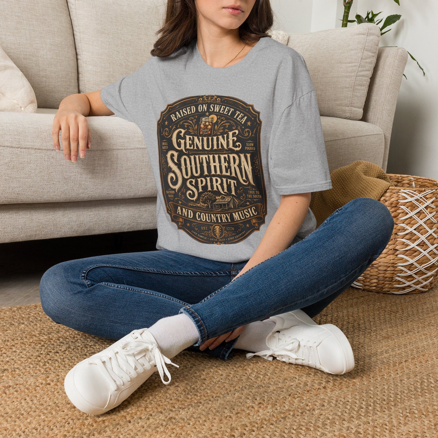 Genuine Southern Spirit Sweet Tea Country Music T-Shirt