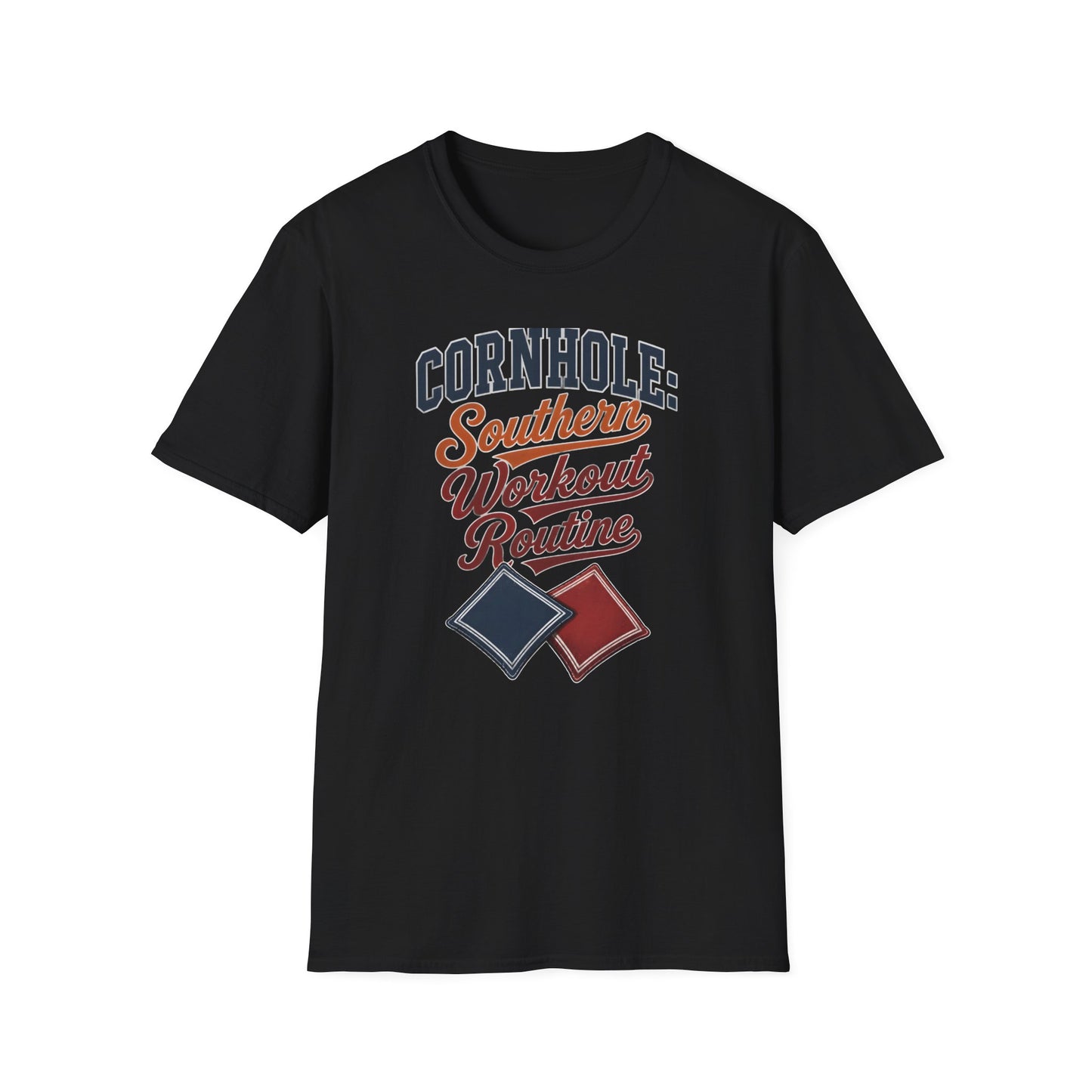 Cornhole Southern Workout Routine T-Shirt