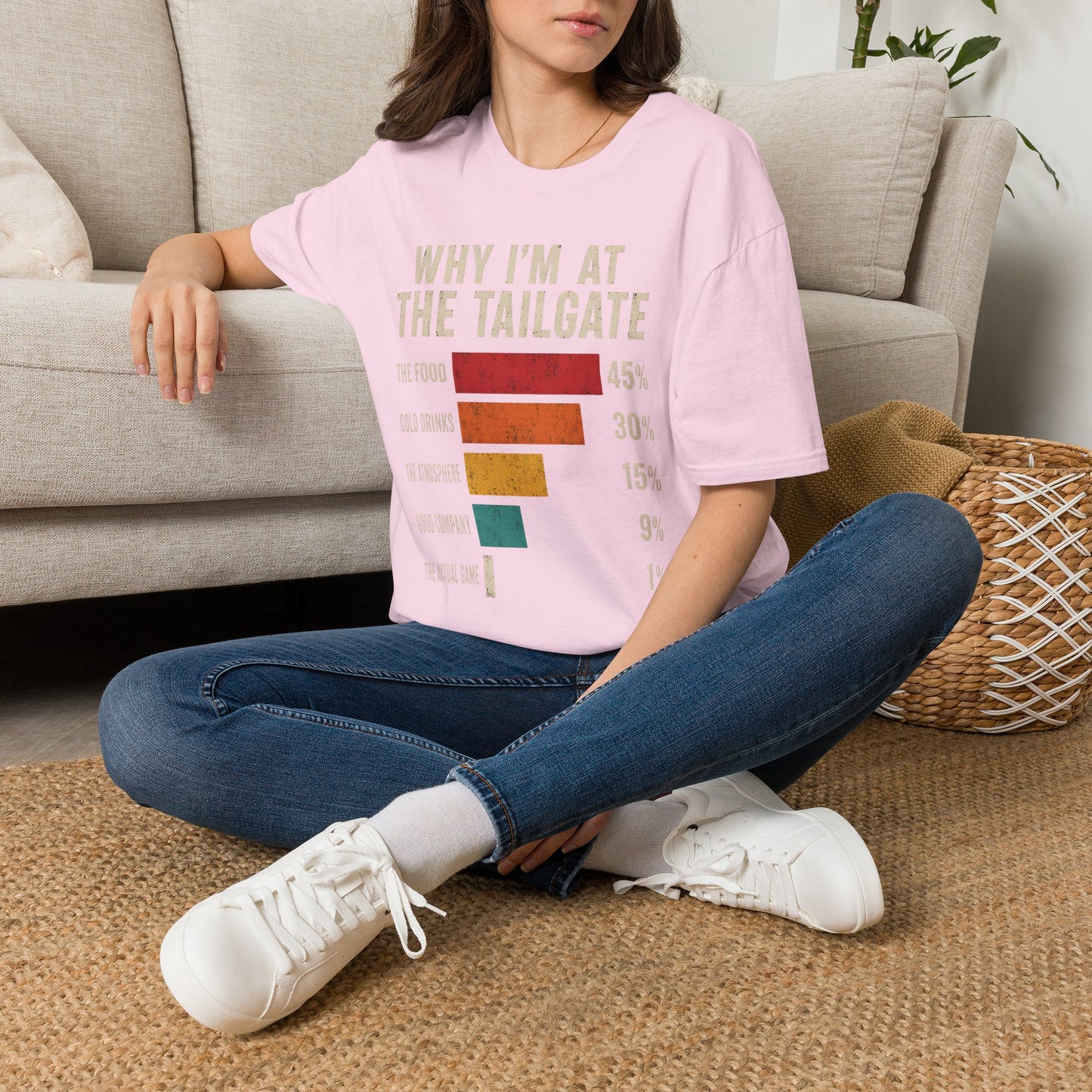 Why Im At The Tailgate Food Drinks Atmosphere T-Shirt