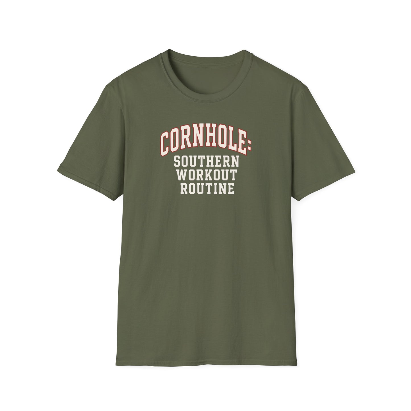 Cornhole Southern Workout Routine T-Shirt