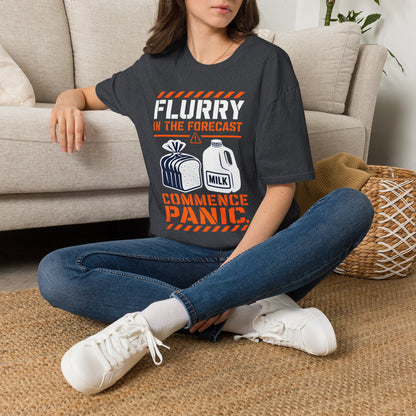 Flurry In The Forecast Commence Panic T-Shirt