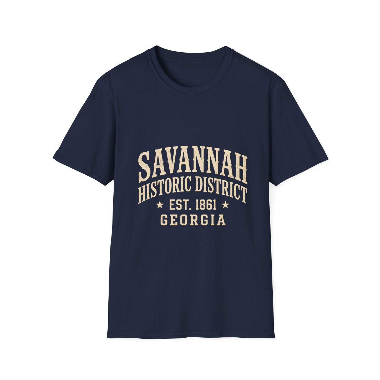 Savannah Historic District Established 1861 Georgia T-Shirt