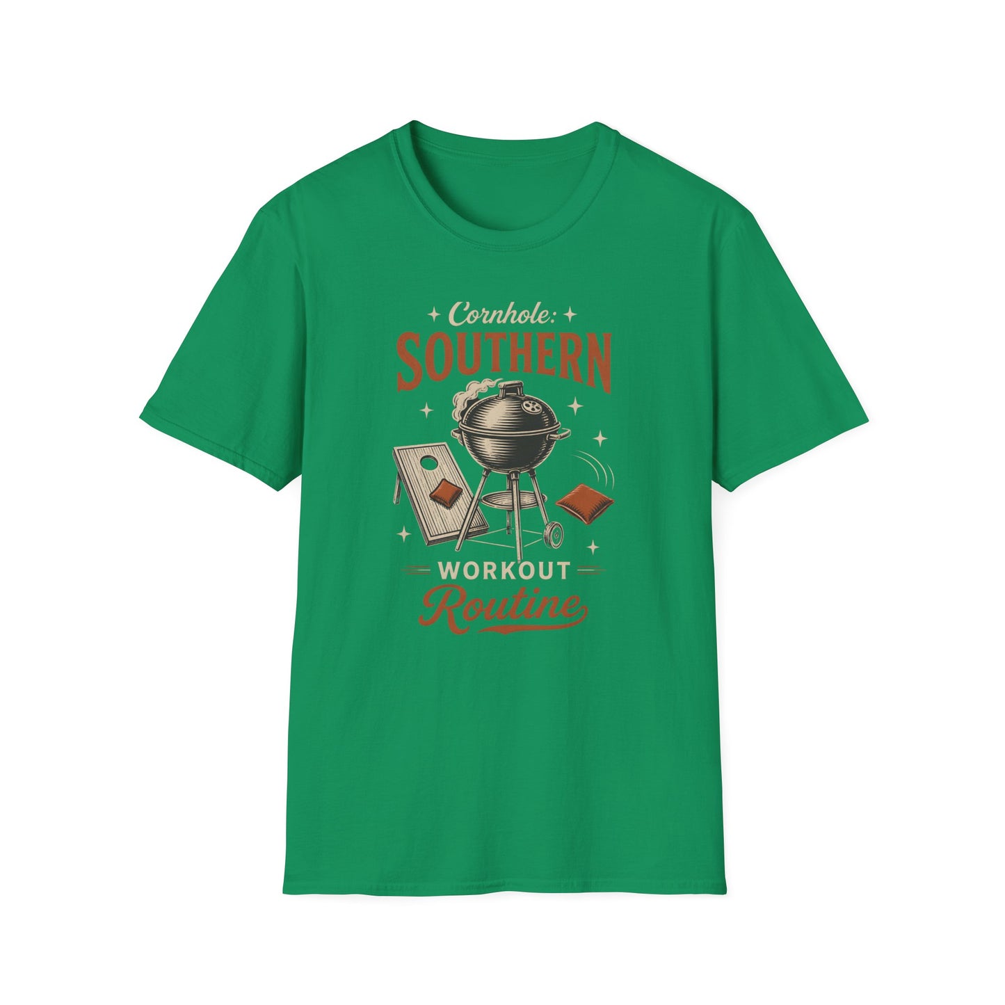 Cornhole Southern Workout Routine Fun Game T-Shirt