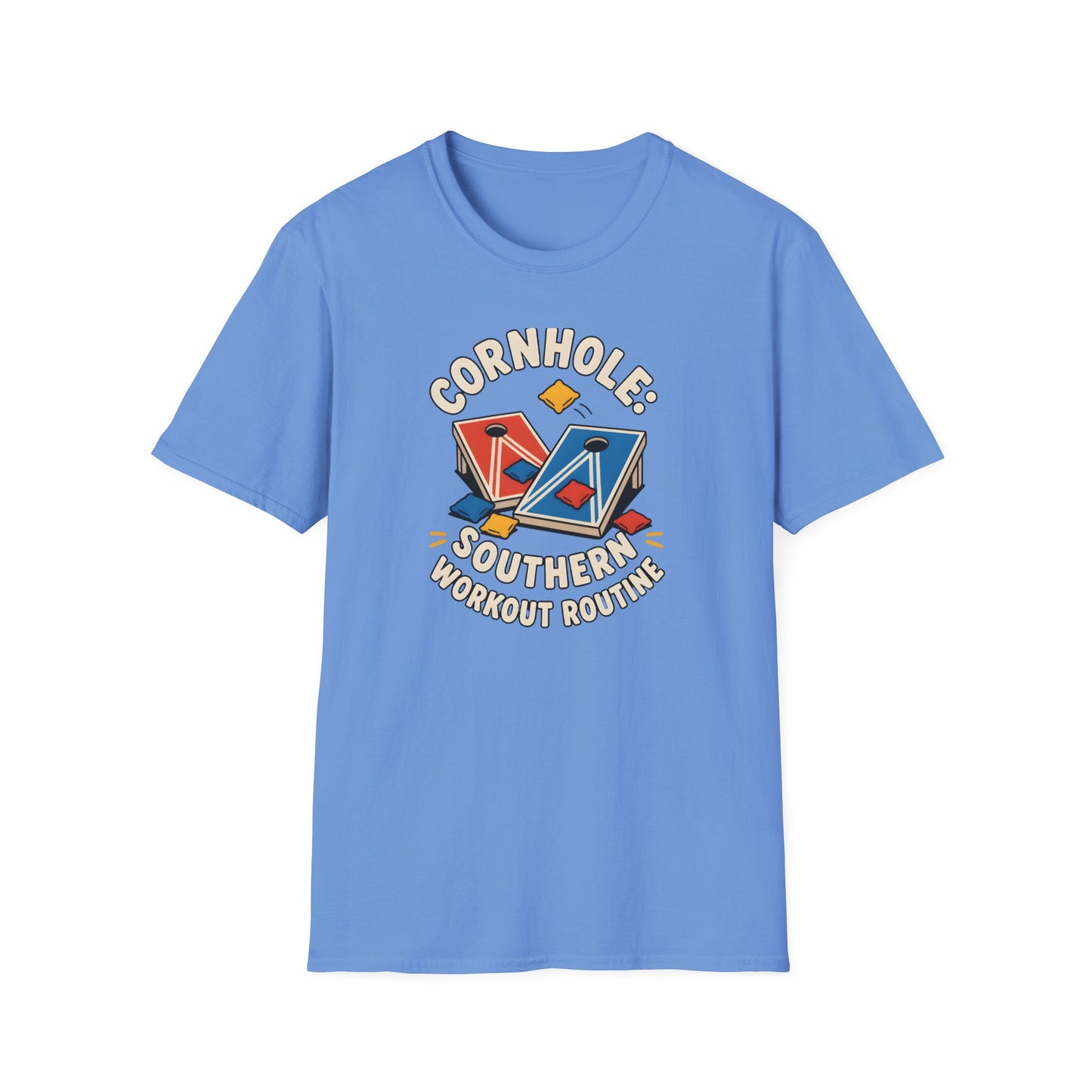 Cornhole Southern Workout Routine Fun Game T-Shirt