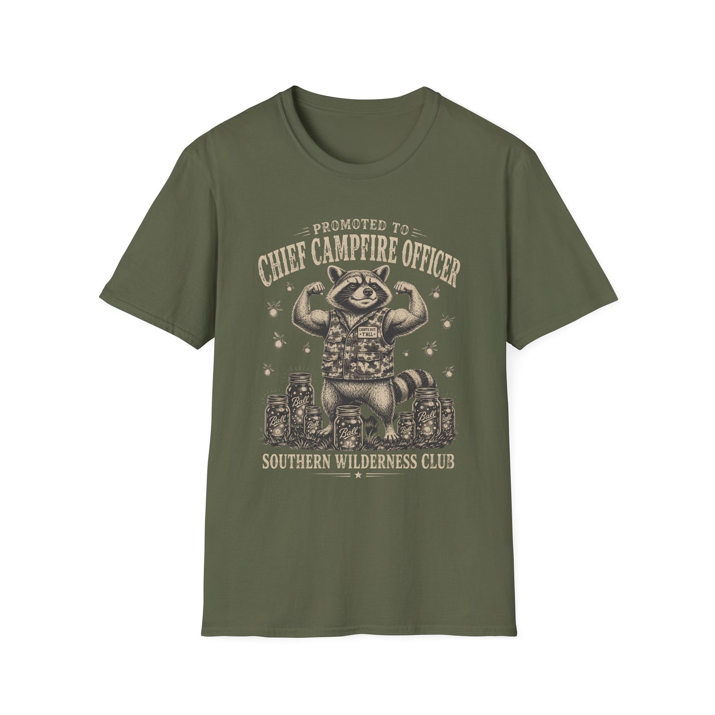 Promoted To Chief Campfire Officer Southern Wilderness T-Shirt