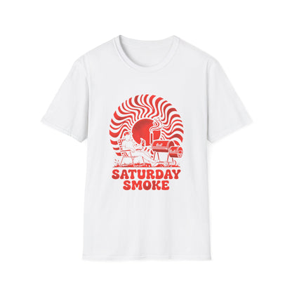 Saturday Smoke BBQ Grilling Southern Style T-Shirt - HomeGrown South Graphic Tee (View 3)