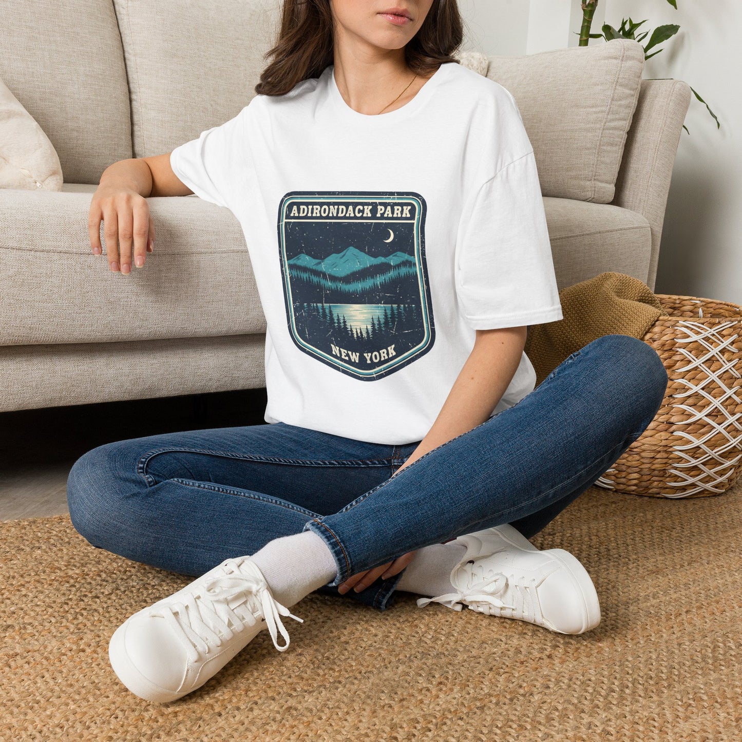 Adirondack Park New York Mountain Nature Camping Outdoors T-Shirt
