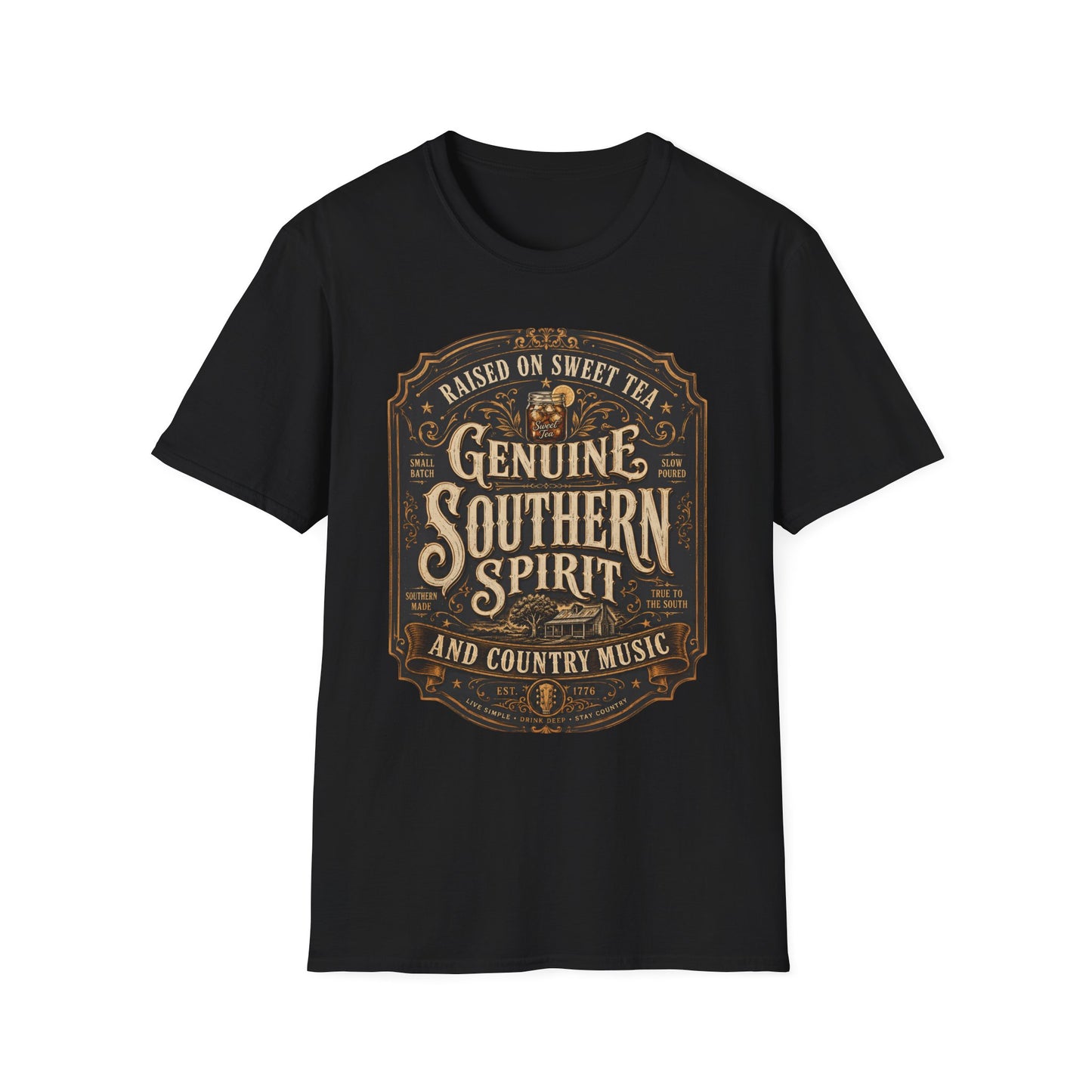 Genuine Southern Spirit Sweet Tea Country Music T-Shirt