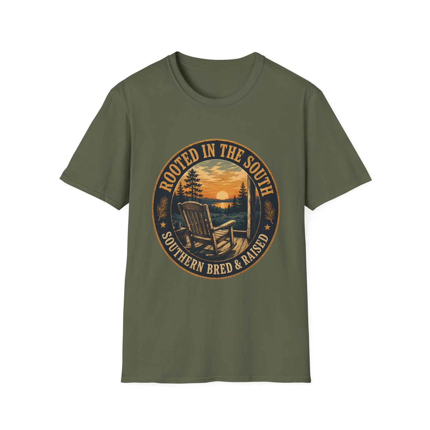 Rooted In The South Southern Bred And Praised T-Shirt