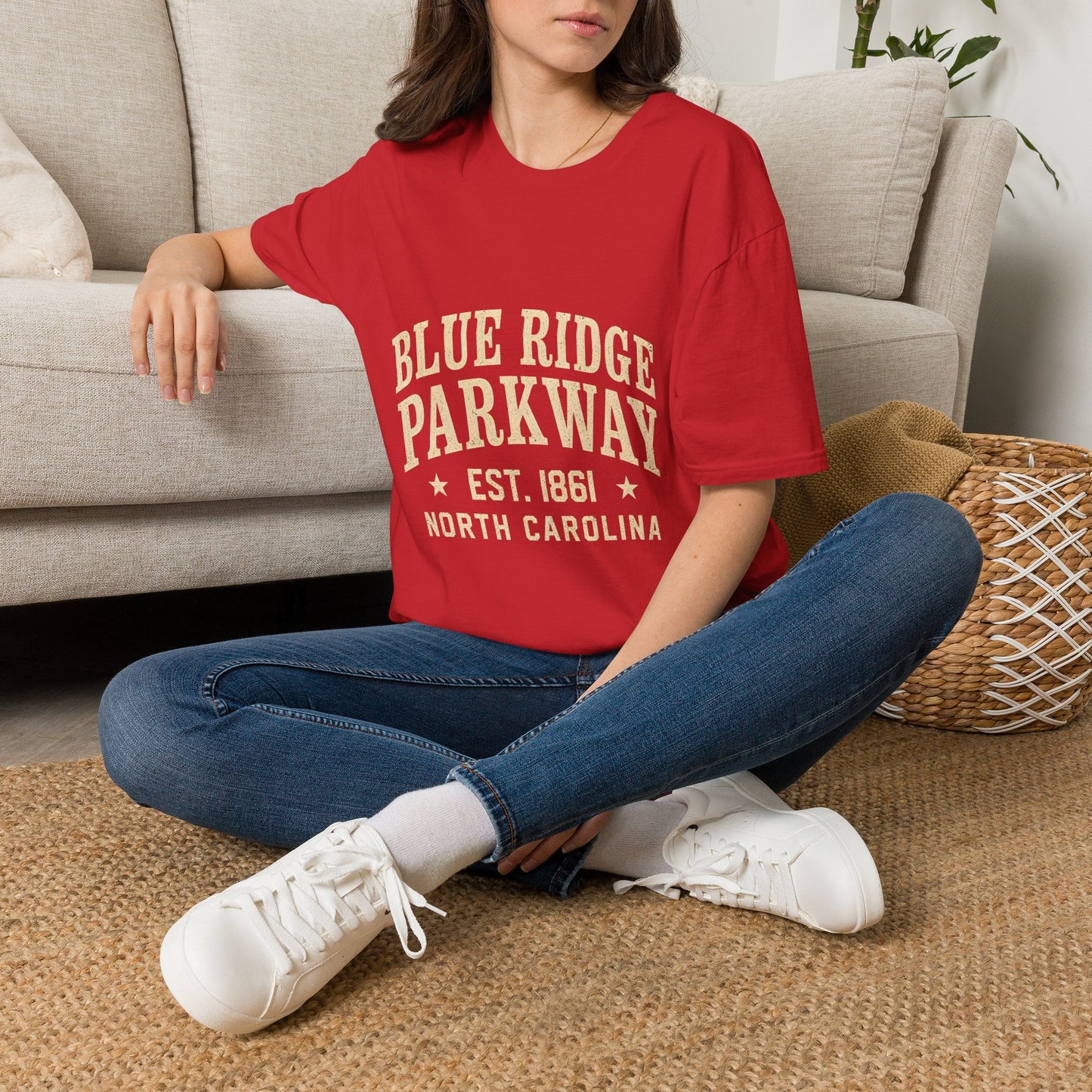 Blue Ridge Parkway North Carolina Est 1861 T-Shirt