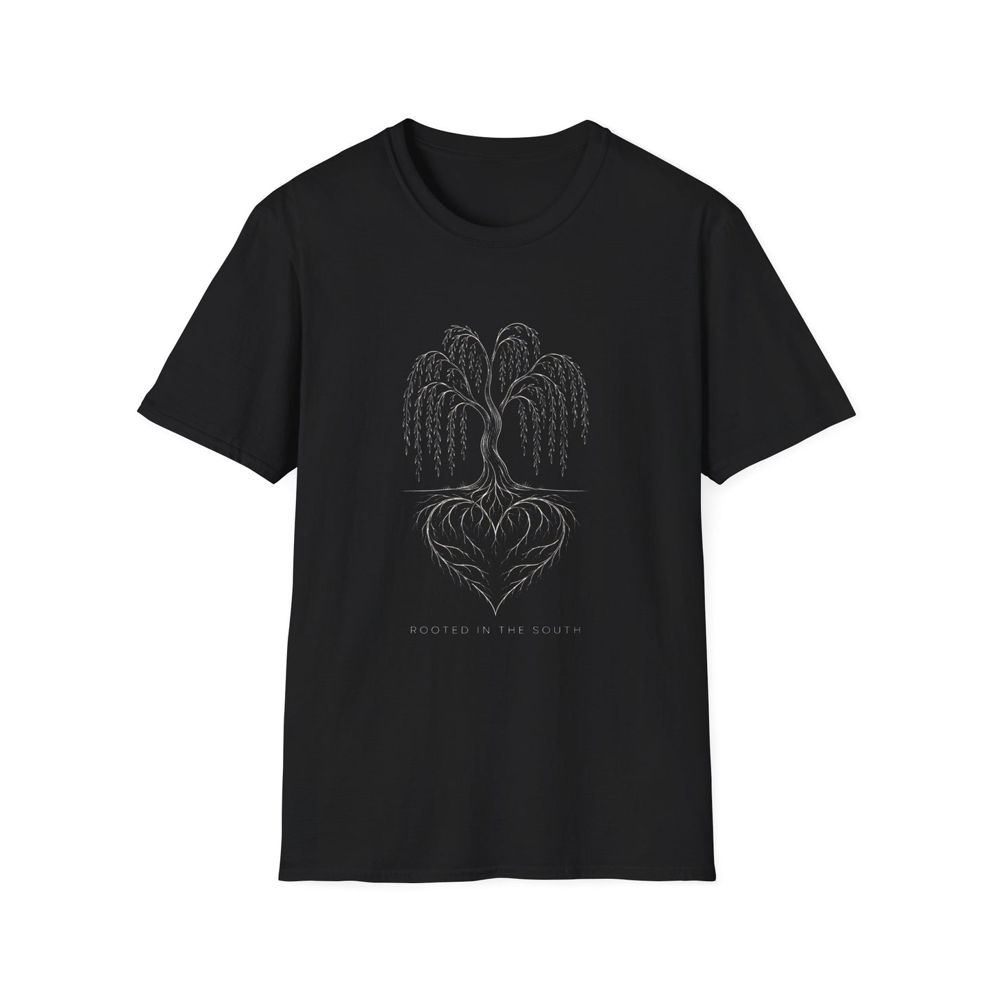 Rooted In The South Willow Tree Heart T-Shirt