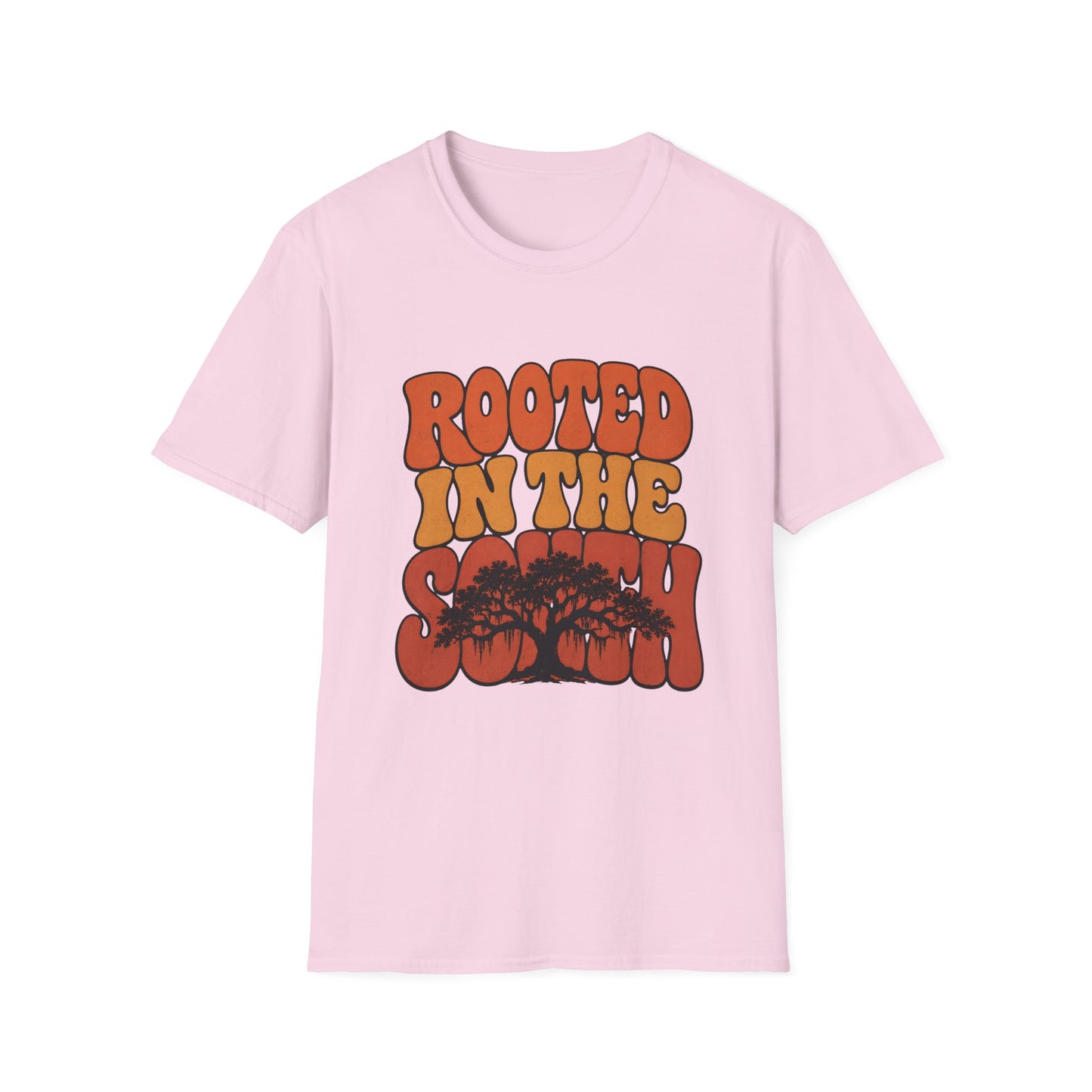 Rooted In The South Tree Silhouette T-Shirt