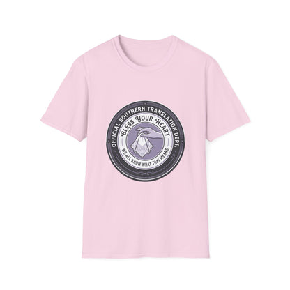 Bless Your Heart Southern Translation Dept. Graphic T-Shirt
