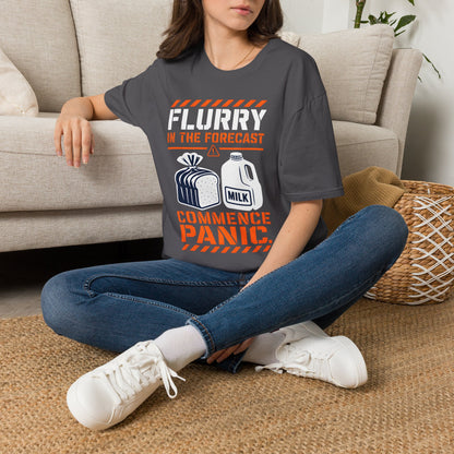 Flurry In The Forecast Commence Panic T-Shirt