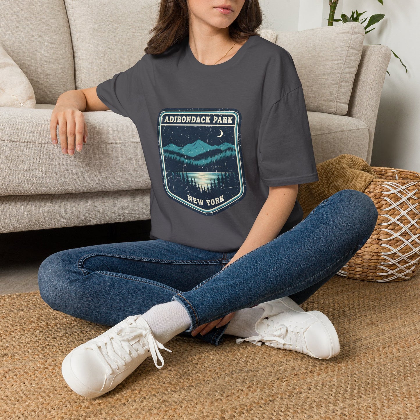 Adirondack Park New York Mountain Nature Camping Outdoors T-Shirt