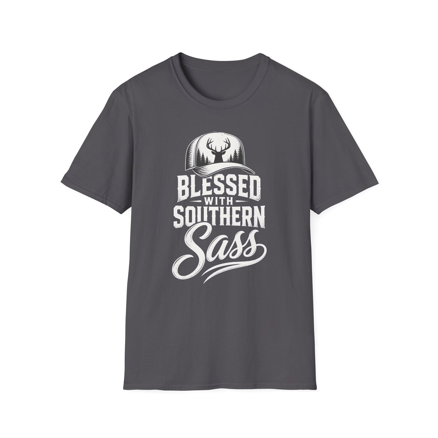 Blessed With Southern Sass Deer Hat T-Shirt