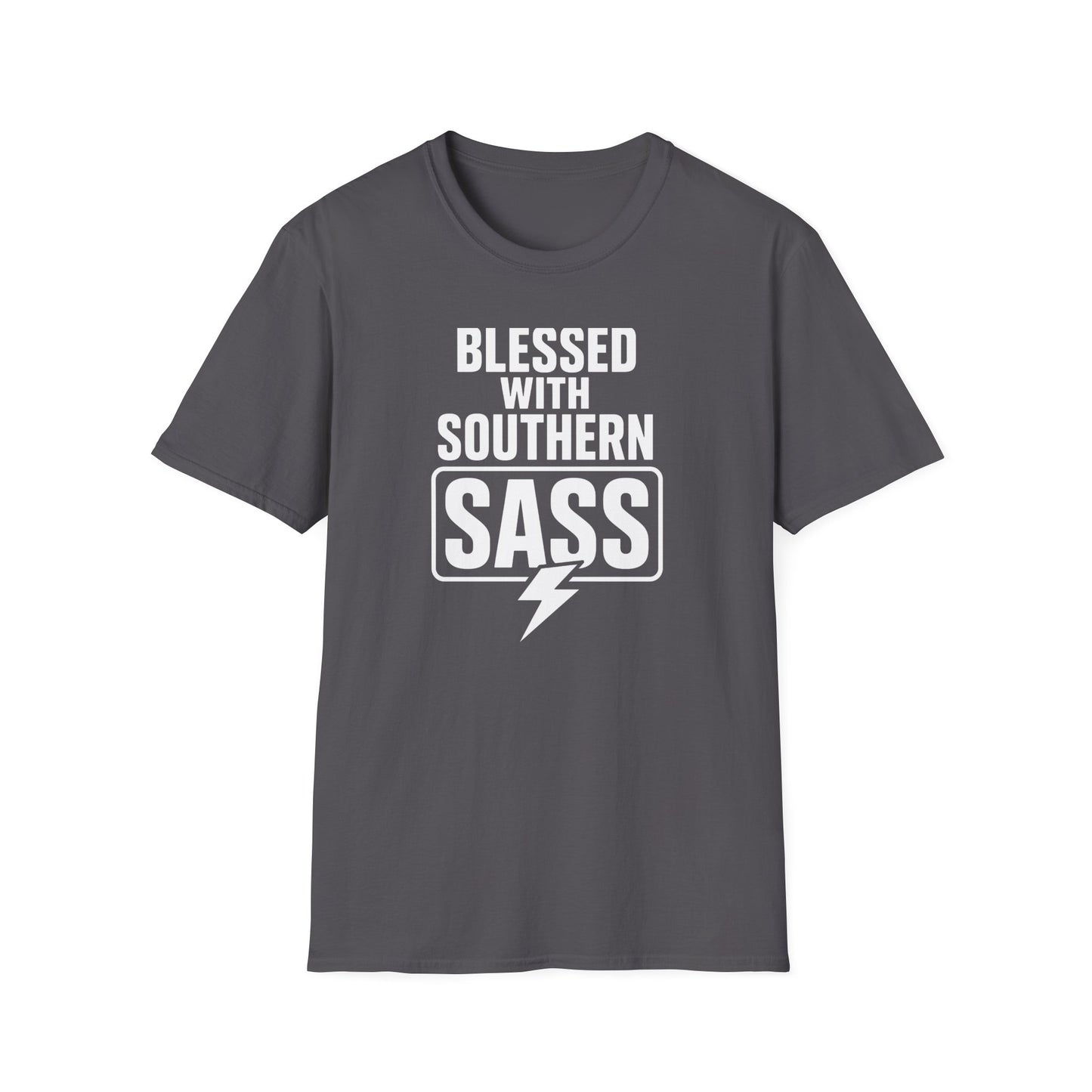 Blessed With Southern Sass Lightning Bolt T-Shirt