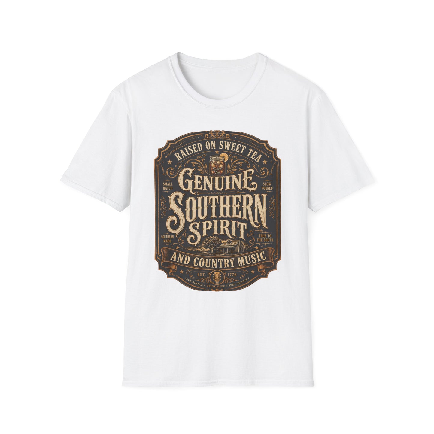 Genuine Southern Spirit Sweet Tea Country Music T-Shirt