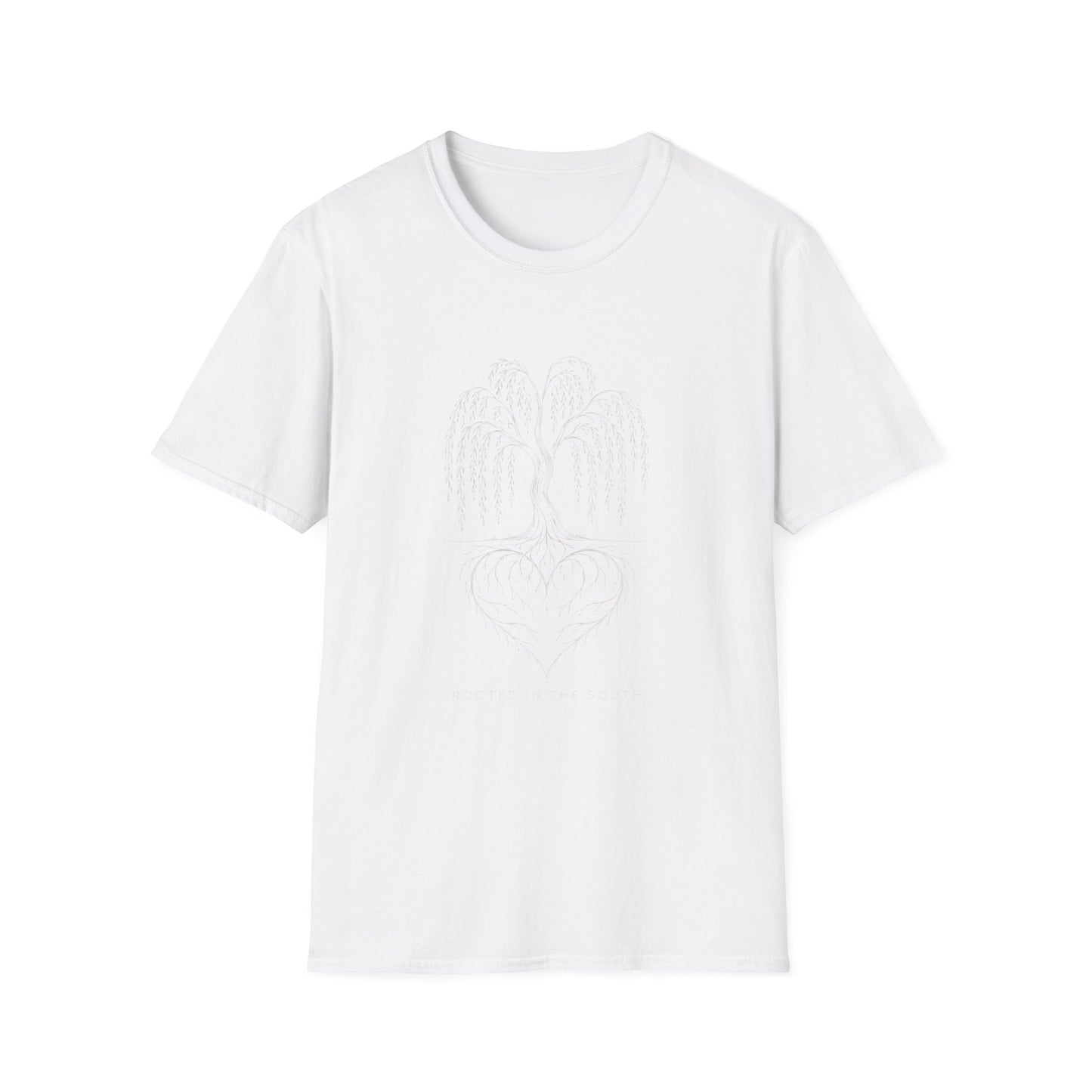 Rooted In The South Willow Tree Heart T-Shirt