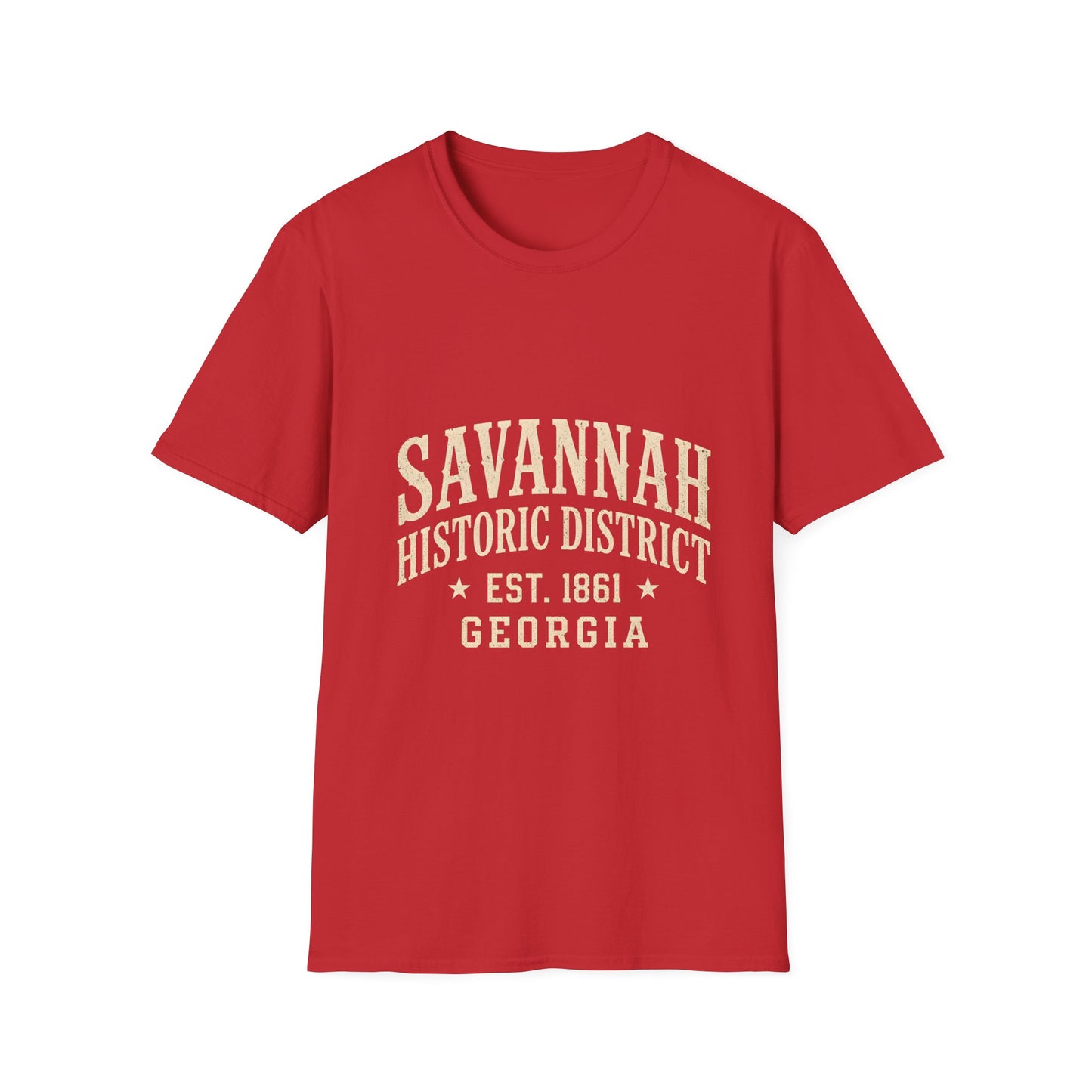 Savannah Historic District Established 1861 Georgia T-Shirt