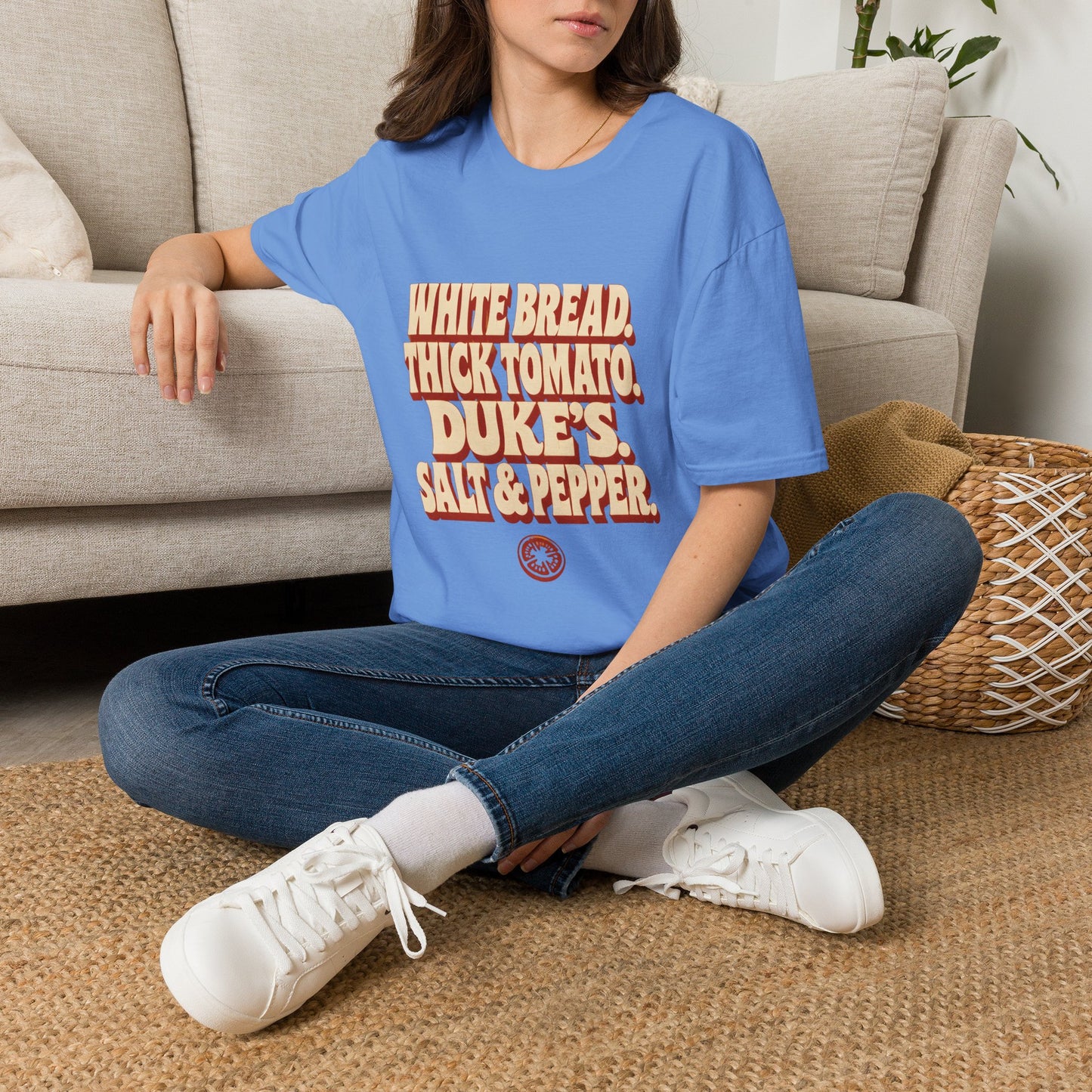 White Bread Thick Tomato Dukes Salt Pepper T-Shirt