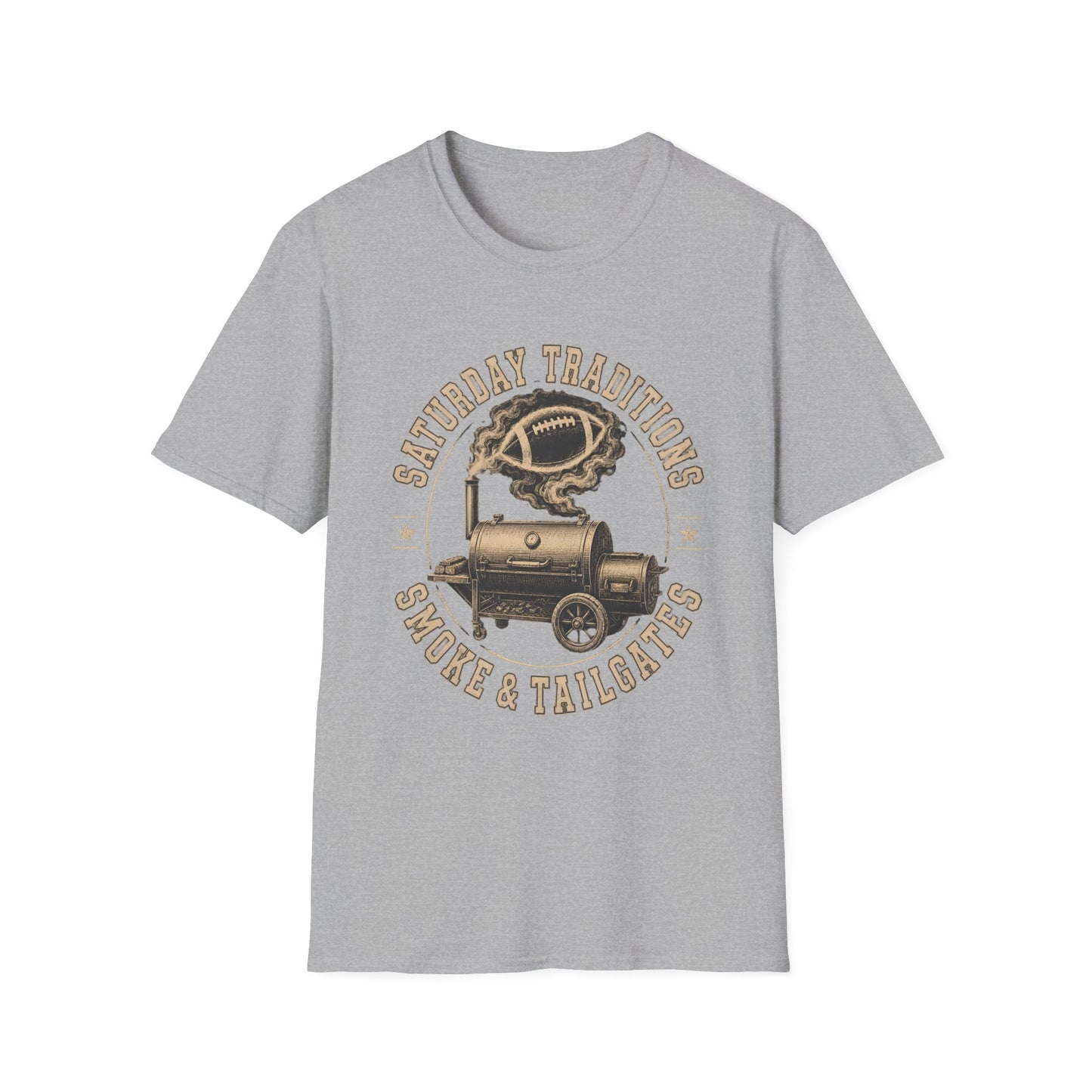 Saturday Traditions Smoke Tailgate Football T-Shirt