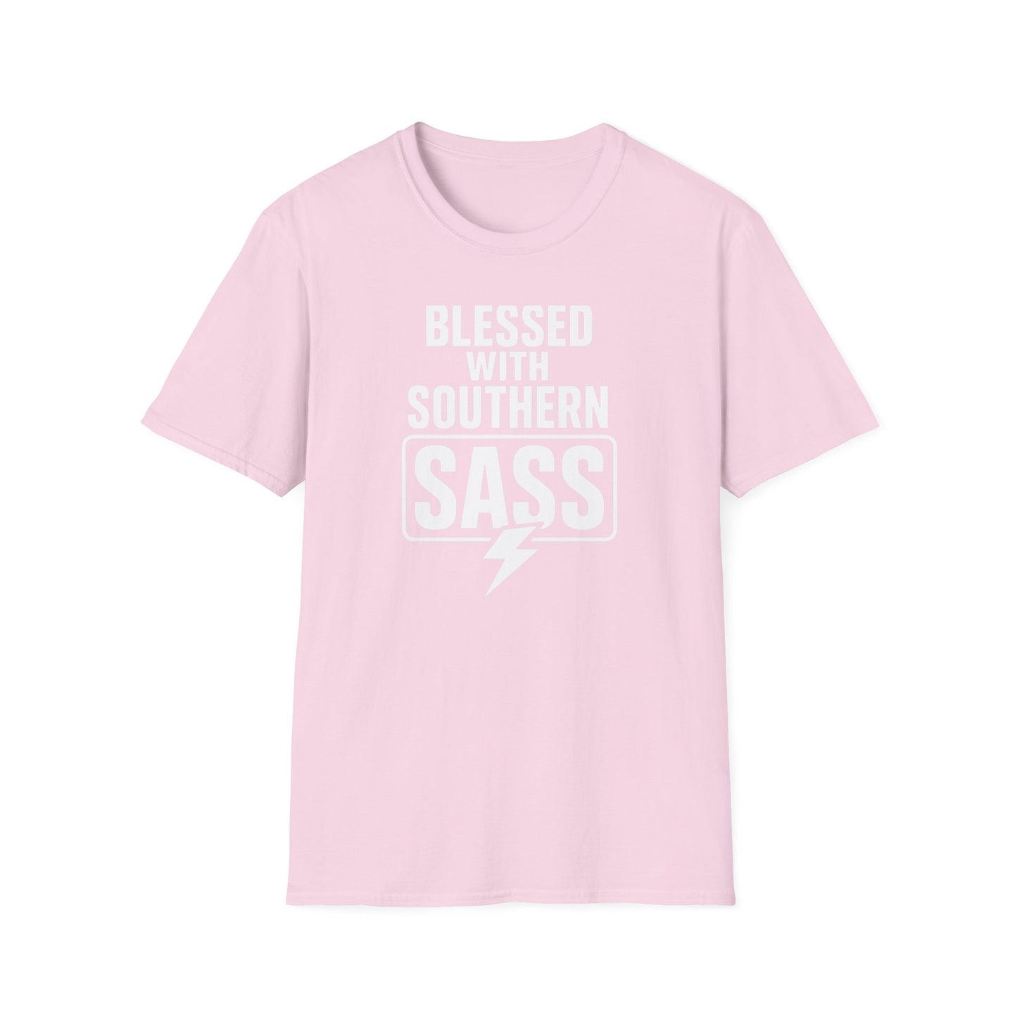 Blessed With Southern Sass Lightning Bolt T-Shirt