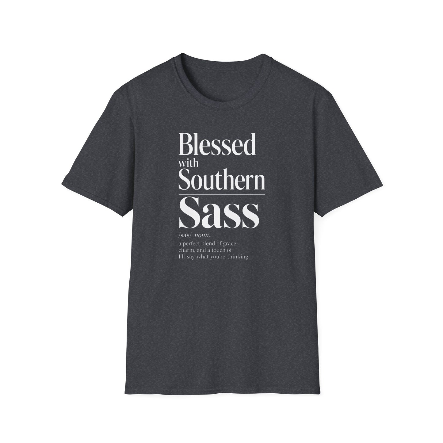 Blessed With Southern Sass Definition T-Shirt