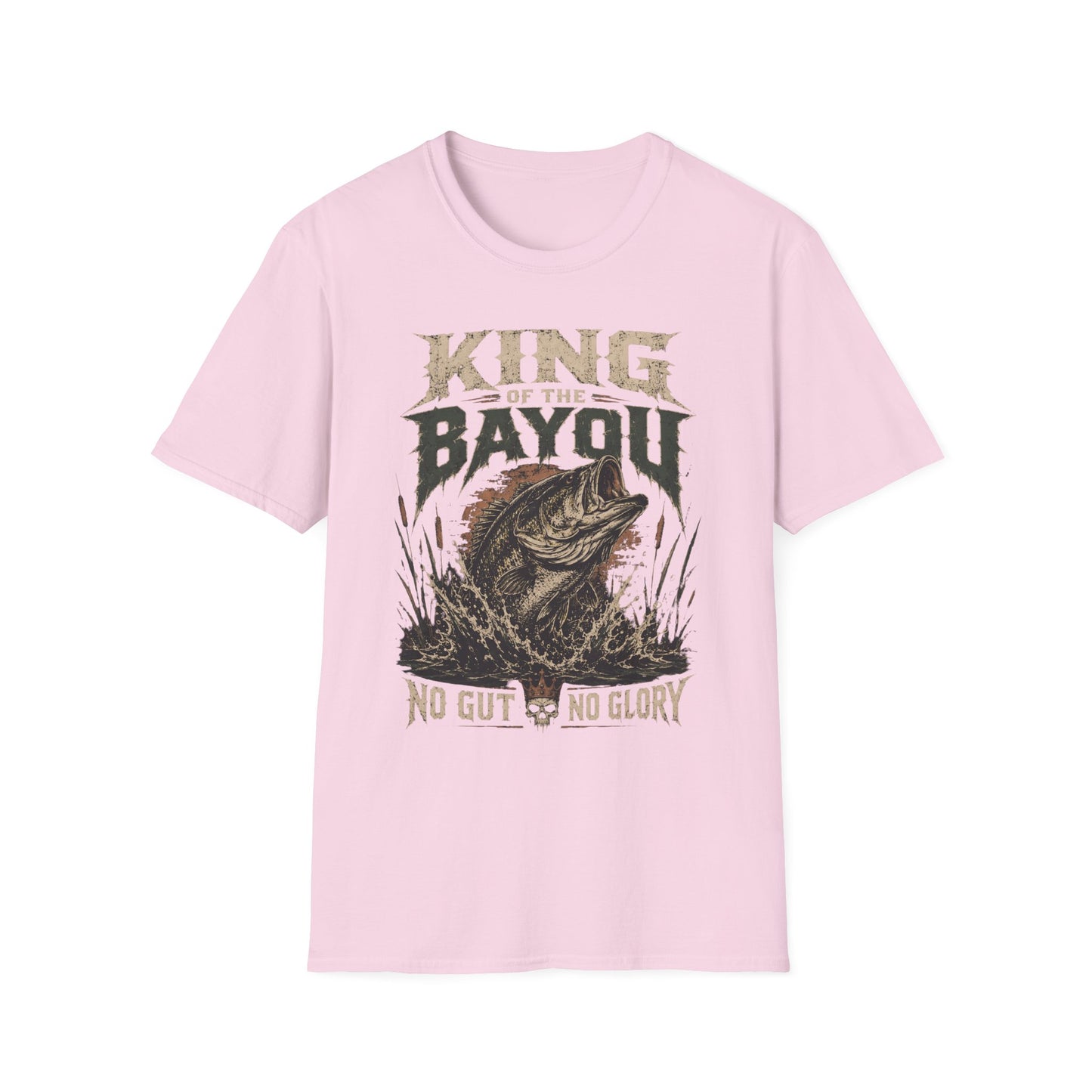 King Of The Bayou Fishing No Gut No Glory T-Shirt
