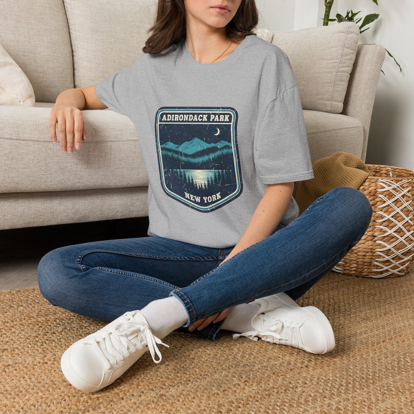 Adirondack Park New York Mountain Nature Camping Outdoors T-Shirt
