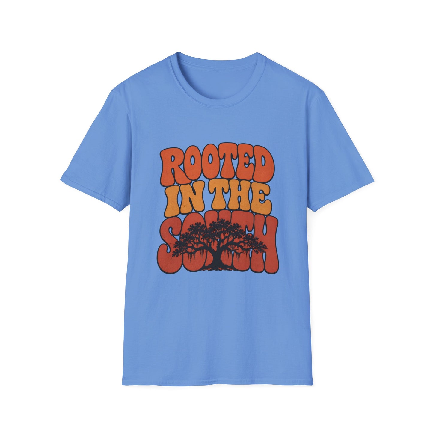 Rooted In The South Tree Silhouette T-Shirt