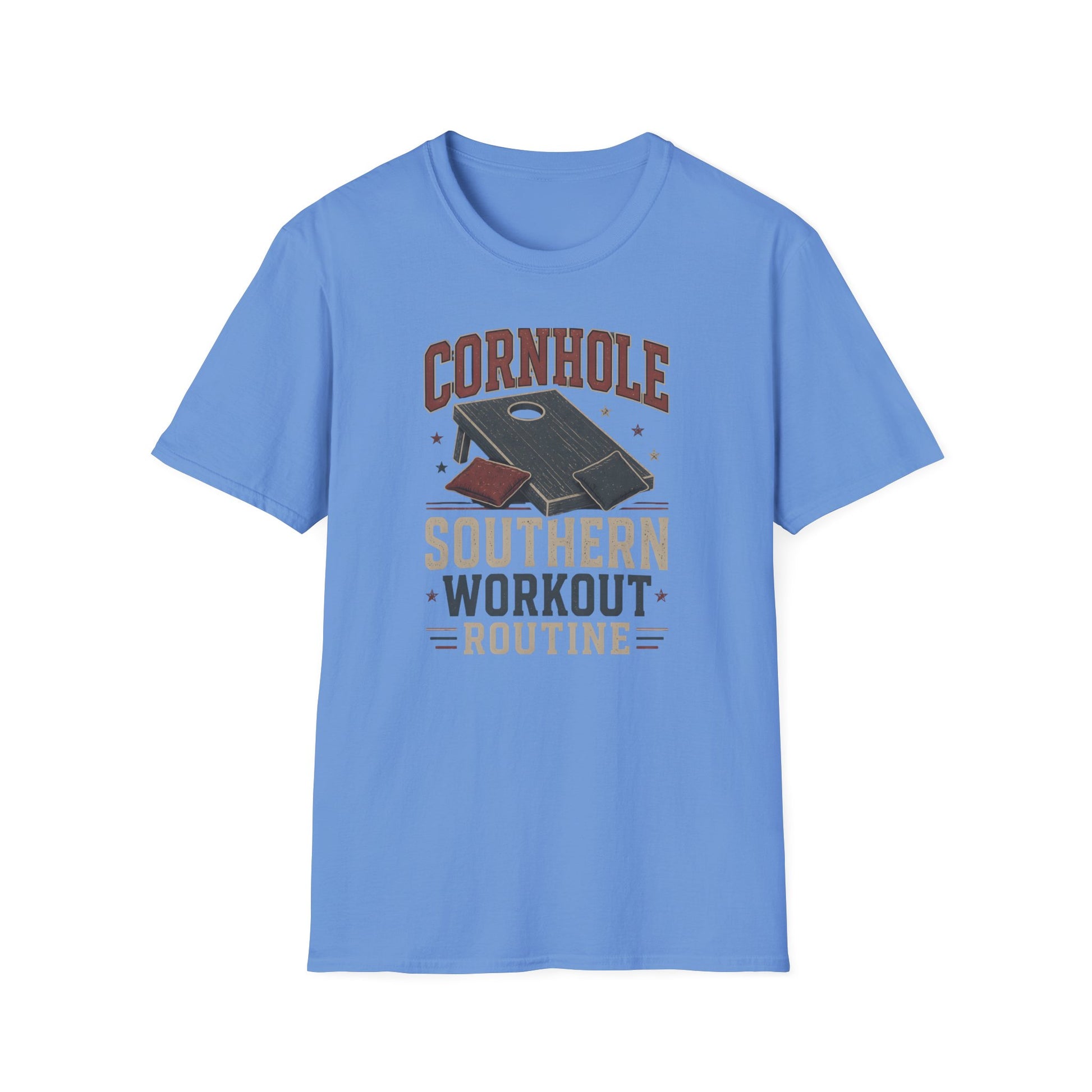 Cornhole Southern Workout Routine T-Shirt - HomeGrown South Graphic Tee (View 7)