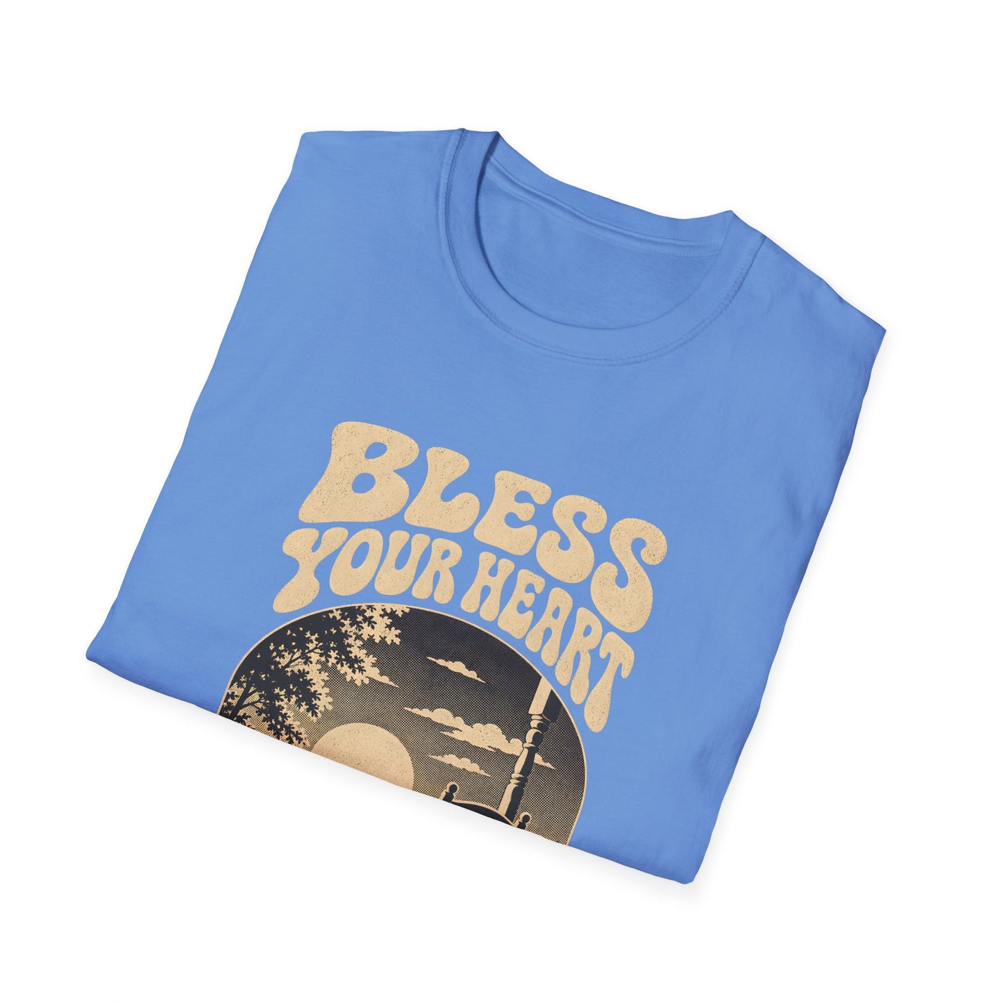 Bless Your Heart Southern Sunset Porch Graphic T-shirt