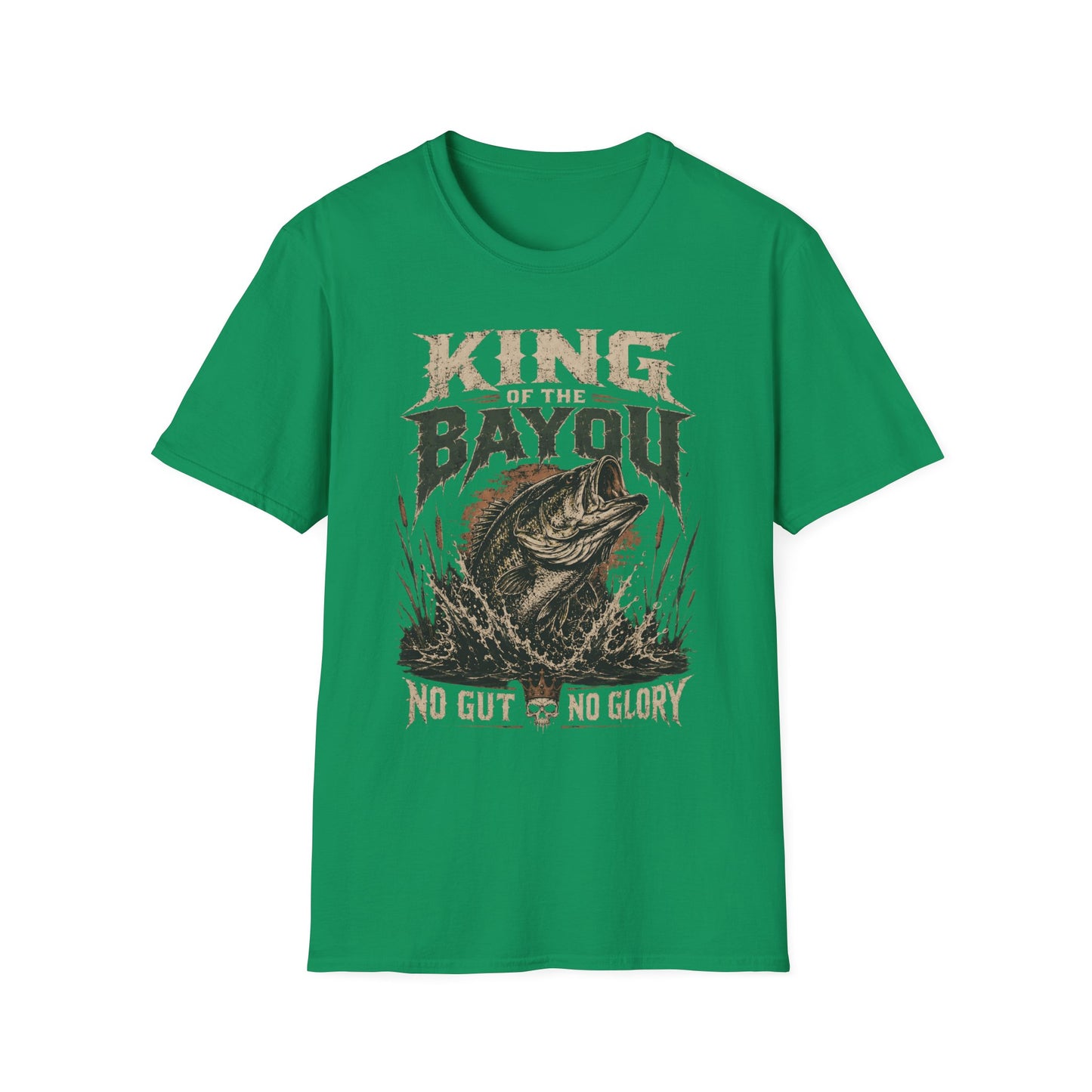 King Of The Bayou Fishing No Gut No Glory T-Shirt