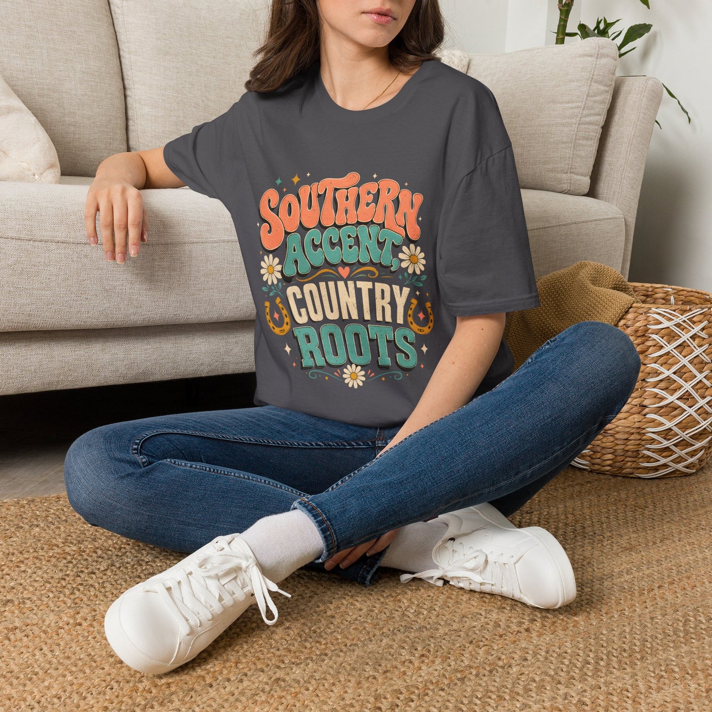 Southern Accent Country Roots Retro T-Shirt