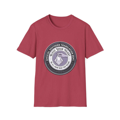 Bless Your Heart Southern Translation Dept. Graphic T-Shirt