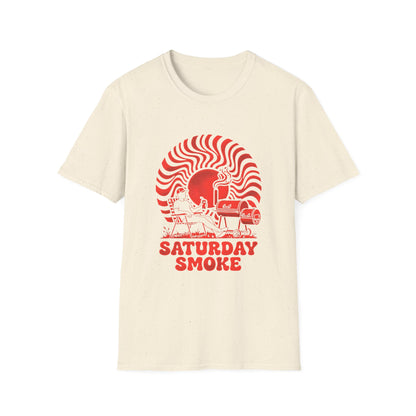 Saturday Smoke BBQ Grilling Southern Style T-Shirt - HomeGrown South Graphic Tee (View 5)